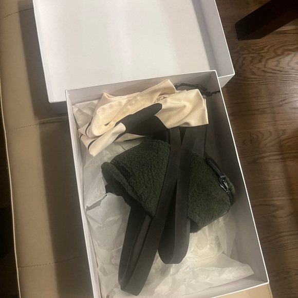 Altu Green Slides by ALTUZARRA/ALTU. Size 37. Worn once . Runs wide. - Picture 2 of 7